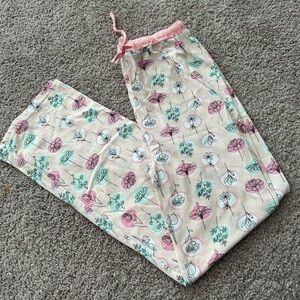 Mayfair Women’s PJ Pink with Flowers Bottoms
Size S